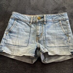 American Eagle Outfitters Light Blue Jean Shorts